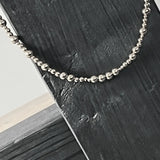 Passion wasserfester 2 Kugeln Halskette 18K Goldplattierung