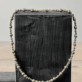 Passion wasserfester 2 Kugeln Halskette 18K Goldplattierung