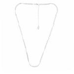 Passion Waterproof Twisted 2mm Herringbone Necklace Silver Plating, Dansk Copenhagen