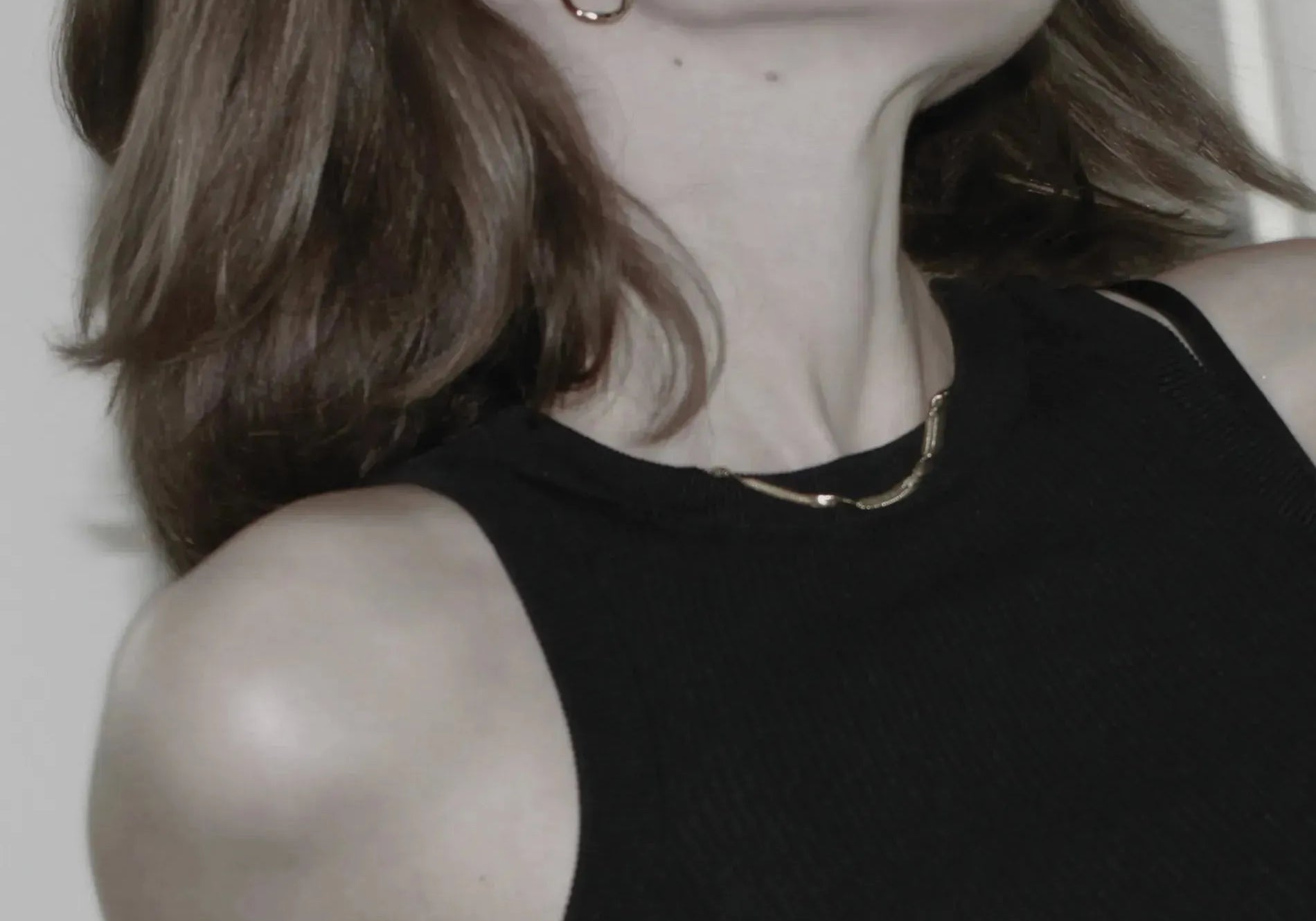 Passion Waterproof Torsadé 2mm Herringbone} Collier Plaqué Or 18K, Dansk Copenhagen