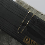 Passion Waterproof Short Square Mini Bead Necklace 18K Gold Plating, Dansk Copenhagen