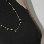 Passion Waterproof Long Dot Necklace Silver Plating, Dansk Copenhagen