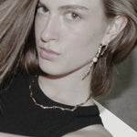 Joy Waterproof Short Organic Link Necklace 18K Gold Plating -DNSK Copenhagen