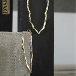 Joy Waterproof Short Organic Link Necklace 18K Gold Plating -DNSK Copenhagen