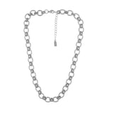 Courage Waterproof Short Smooth Link Necklace Silver Plating, Dansk Copenhagen