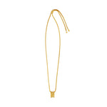 Courage Wasserfester Verstellbare String-Statement-Halskette 18K Vergoldung, Dansk Copenhagen