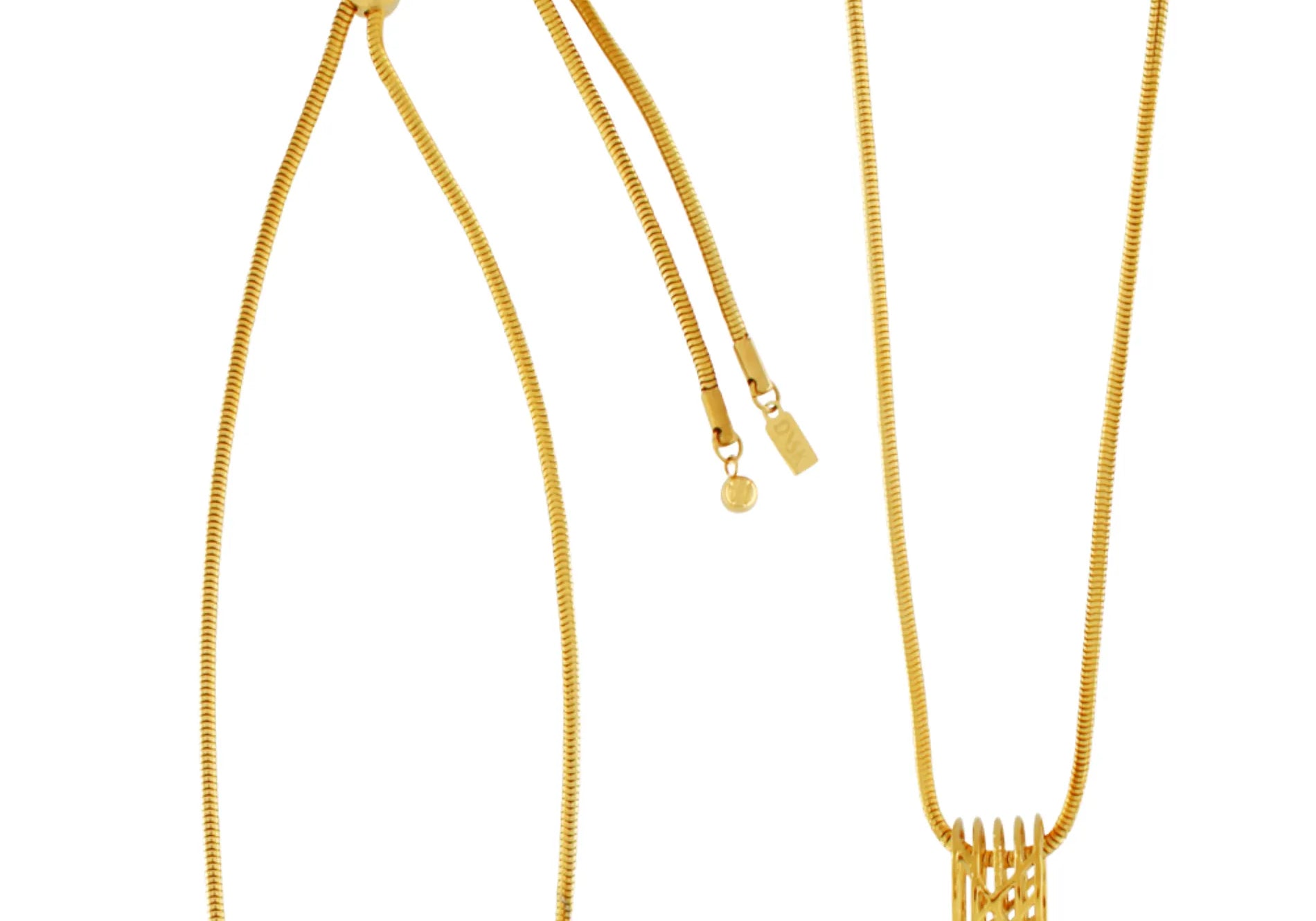 Courage Waterproof Verstelbare String Statement Ketting 18K Goud Plating, Dansk Copenhagen