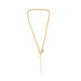 Joy Waterproof Link Pearl Necklace 18K Gold Plating, Dansk Copenhagen