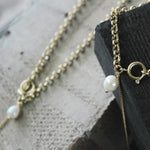 Joy Waterproof Link Pearl Necklace 18K Gold Plating -DNSK Copenhagen