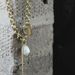 Joy Waterproof Link Pearl Necklace 18K Gold Plating -DNSK Copenhagen