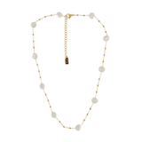 Joy Waterproof Ball & Pearl Necklace 18K Gold Plating