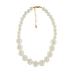 Joy Short Mega Pearl Necklace Gold Plating -DNSK Copenhagen