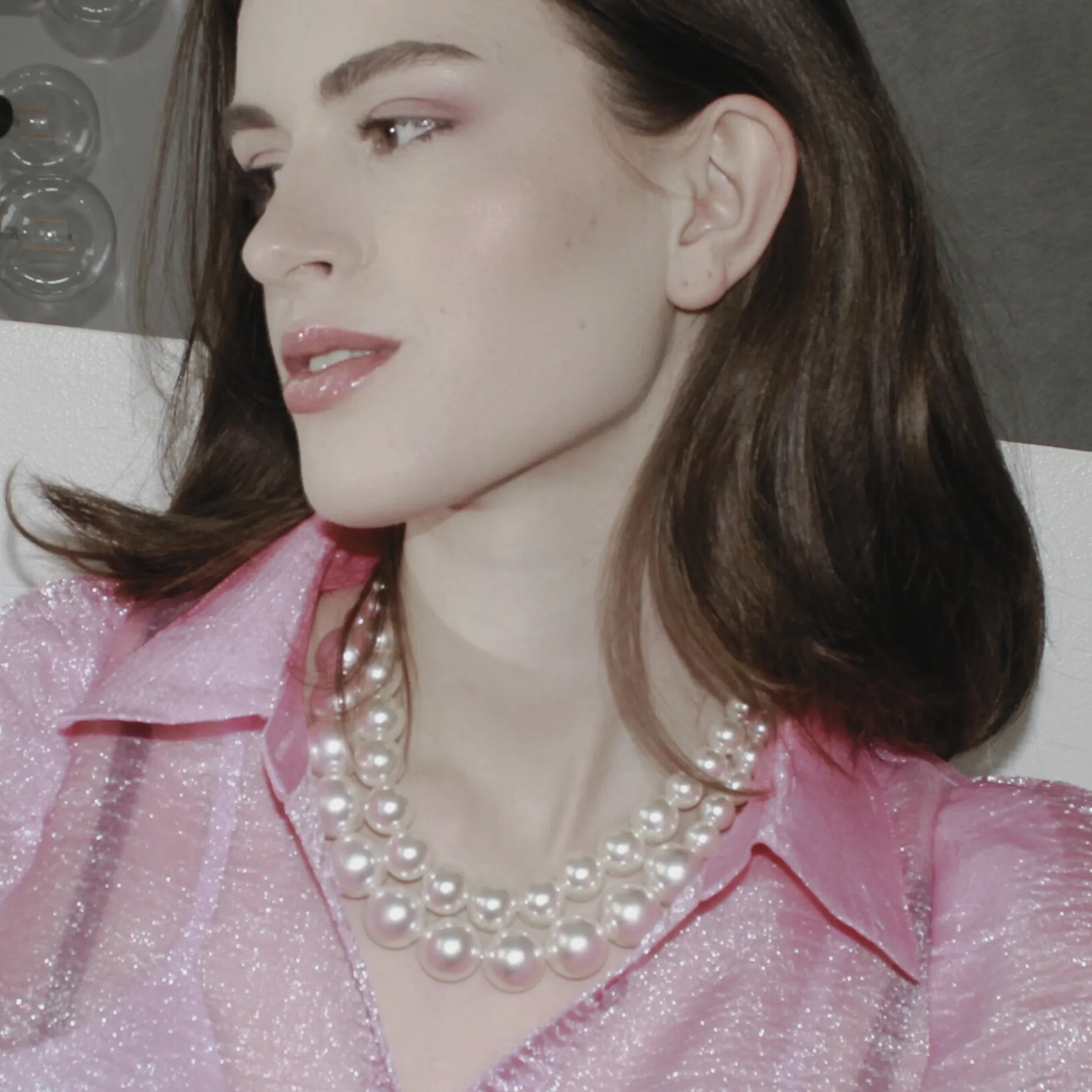 Joy Short Mega Pearl Necklace Gold Plating, Dansk Copenhagen