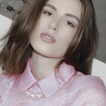 Joy Short Balanced Mega Pearl Necklace Gold Plating -DNSK Copenhagen