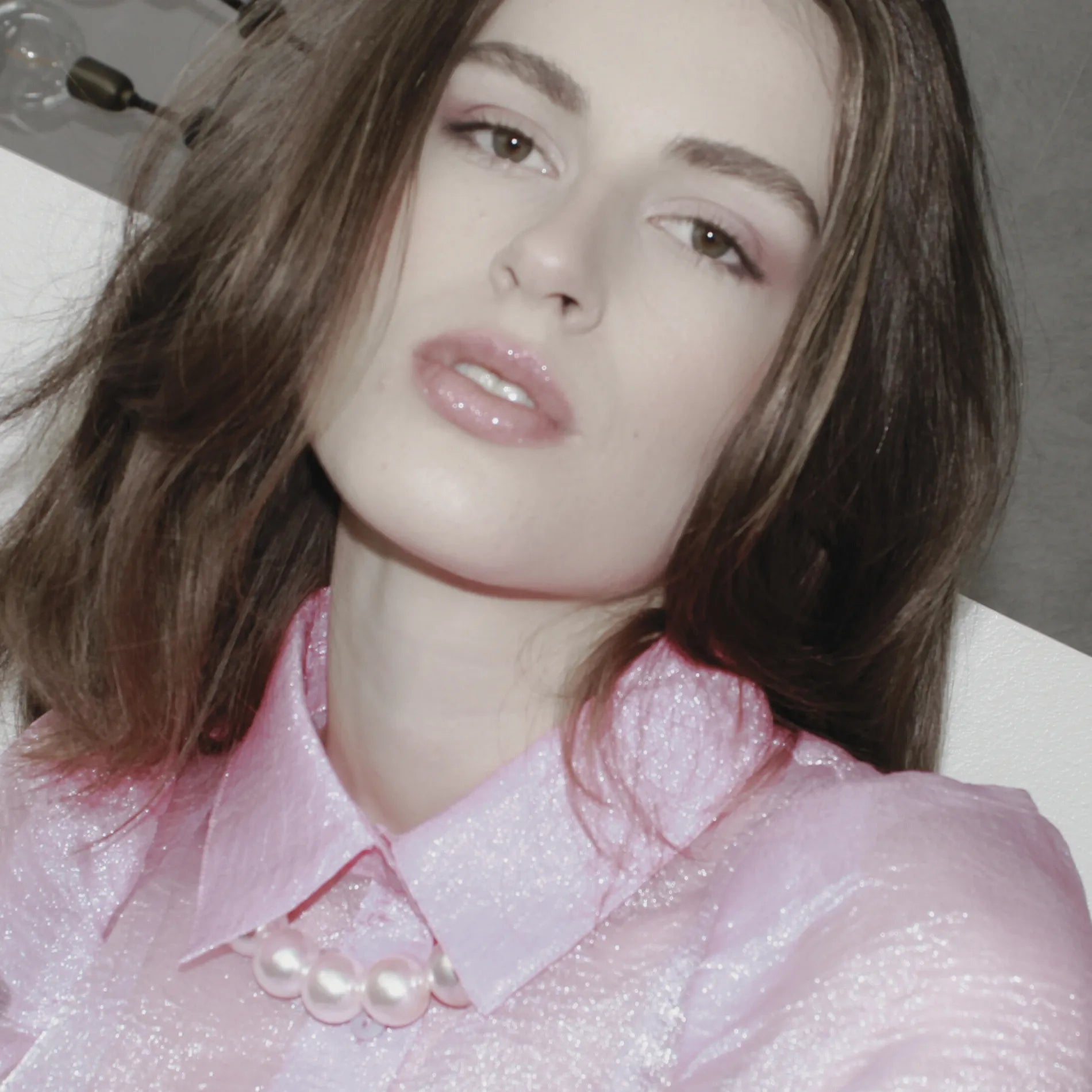 Joy Short Balanced Mega Pearl Necklace Gold Plating, Dansk Copenhagen