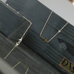 Love Waterproof Korte Heldere CZ Kruis Ketting 18K Verguld, Dansk Copenhagen