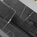 Love Waterproof Collier Courte Croix en CZ Clair Plaqué Argent, Dansk Copenhagen