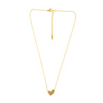 Love Waterproof Corto claro Multi CZ Corazón Collar 18K chapado en oro, Dansk Copenhagen