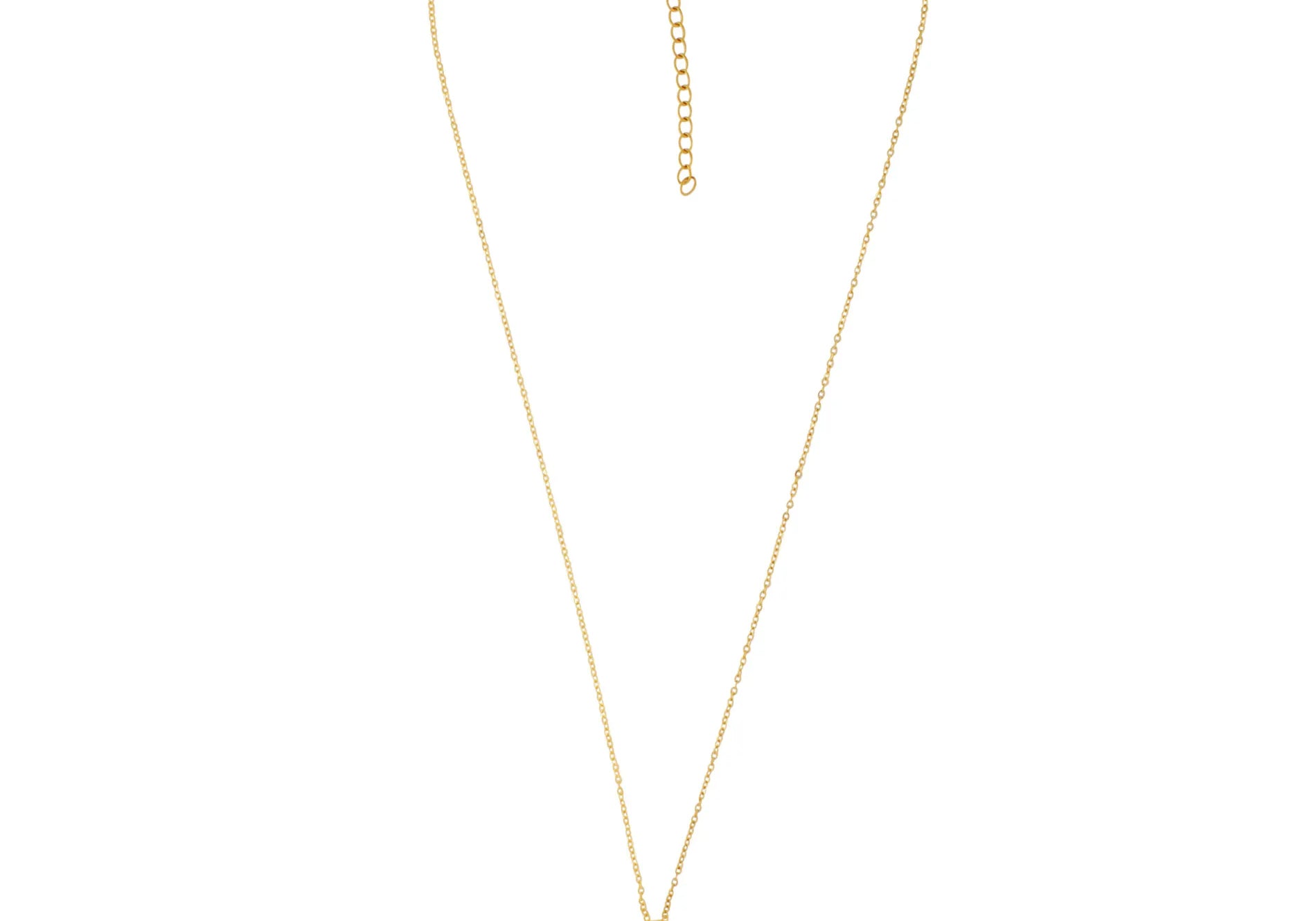 Love Waterproof Short Clear Multi CZ Cross Necklace 18K Gold Plating, Dansk Copenhagen