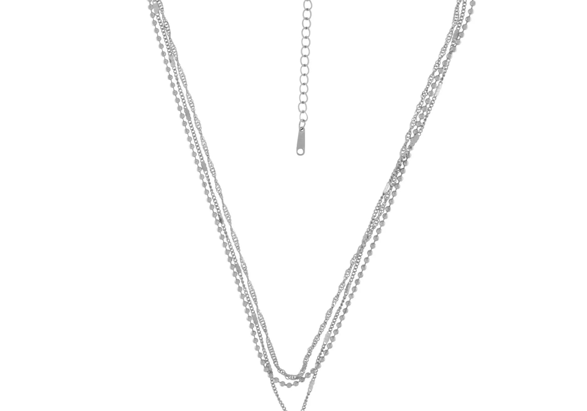 Love Waterproof Short Pre-layered Cross Necklace Silver Plating, Dansk Copenhagen