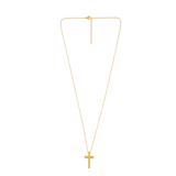 Love Waterproof Short Cross Necklace 18K Gold Plating, Dansk Copenhagen