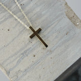 Love Waterproof Short Cross Necklace 18K Gold Plating, Dansk Copenhagen