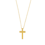 Love Waterproof Short Cross Necklace Silver Plating, Dansk Copenhagen