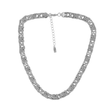 Courage Waterproof Short Chunky Link Necklace Silver Plating, Dansk Copenhagen