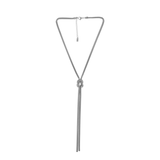 Passion  Waterproof Long Knot Herringbone Necklace Silver Plating, Dansk Copenhagen