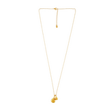 Passion  Waterproof Long Smooth Double Drop Necklace 18K Gold Plating, Dansk Copenhagen