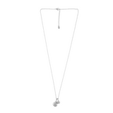 Passion  Waterproof Long Smooth Double Drop Necklace Silver Plating, Dansk Copenhagen