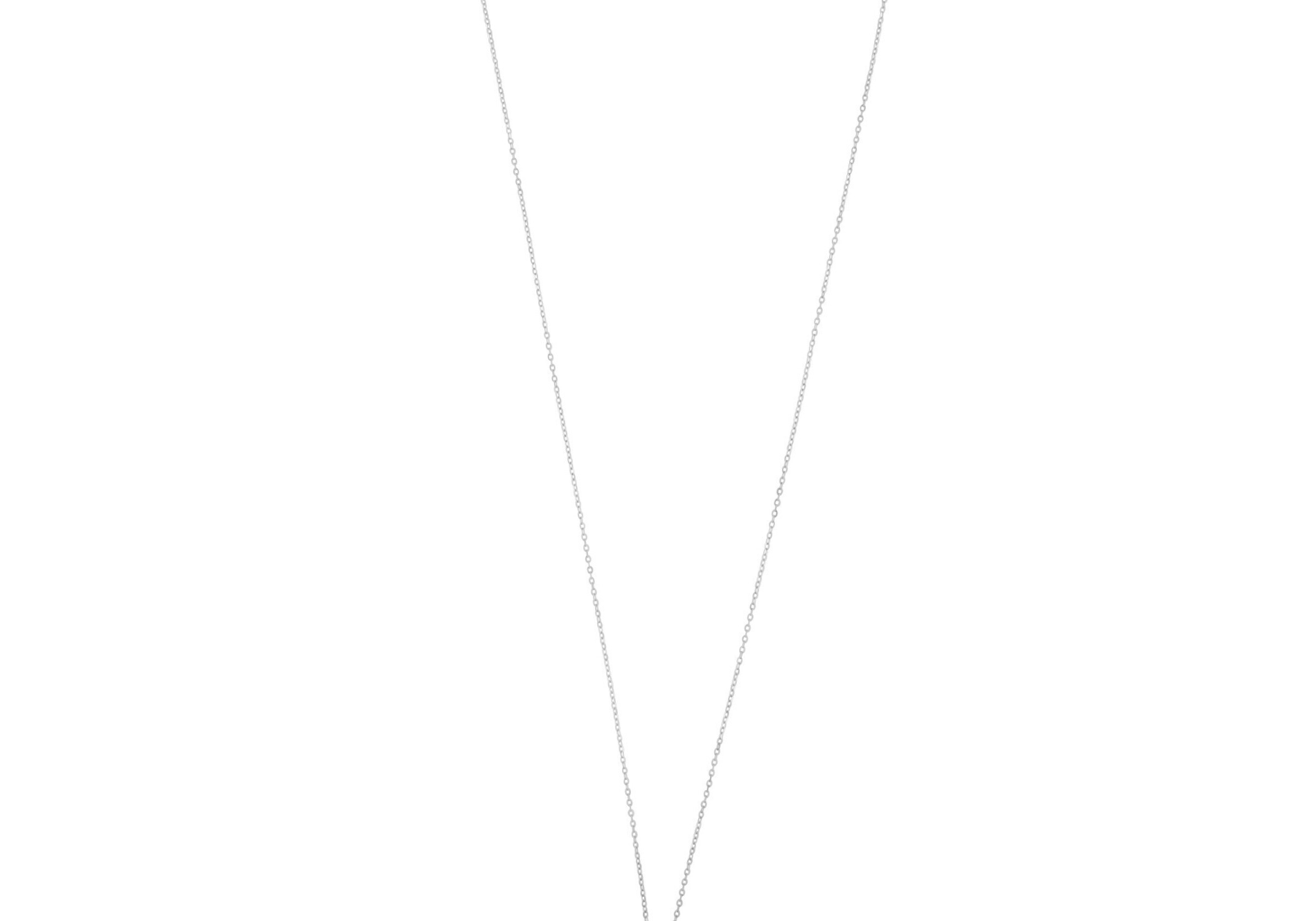 Courage Waterproof Lange geborstelde organische ketting verzilverd, DNSK Copenhagen