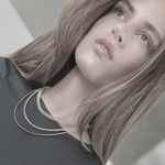 Joy Waterproof Short 3 Layered CZ Necklace 18K Gold Plating -DNSK Copenhagen
