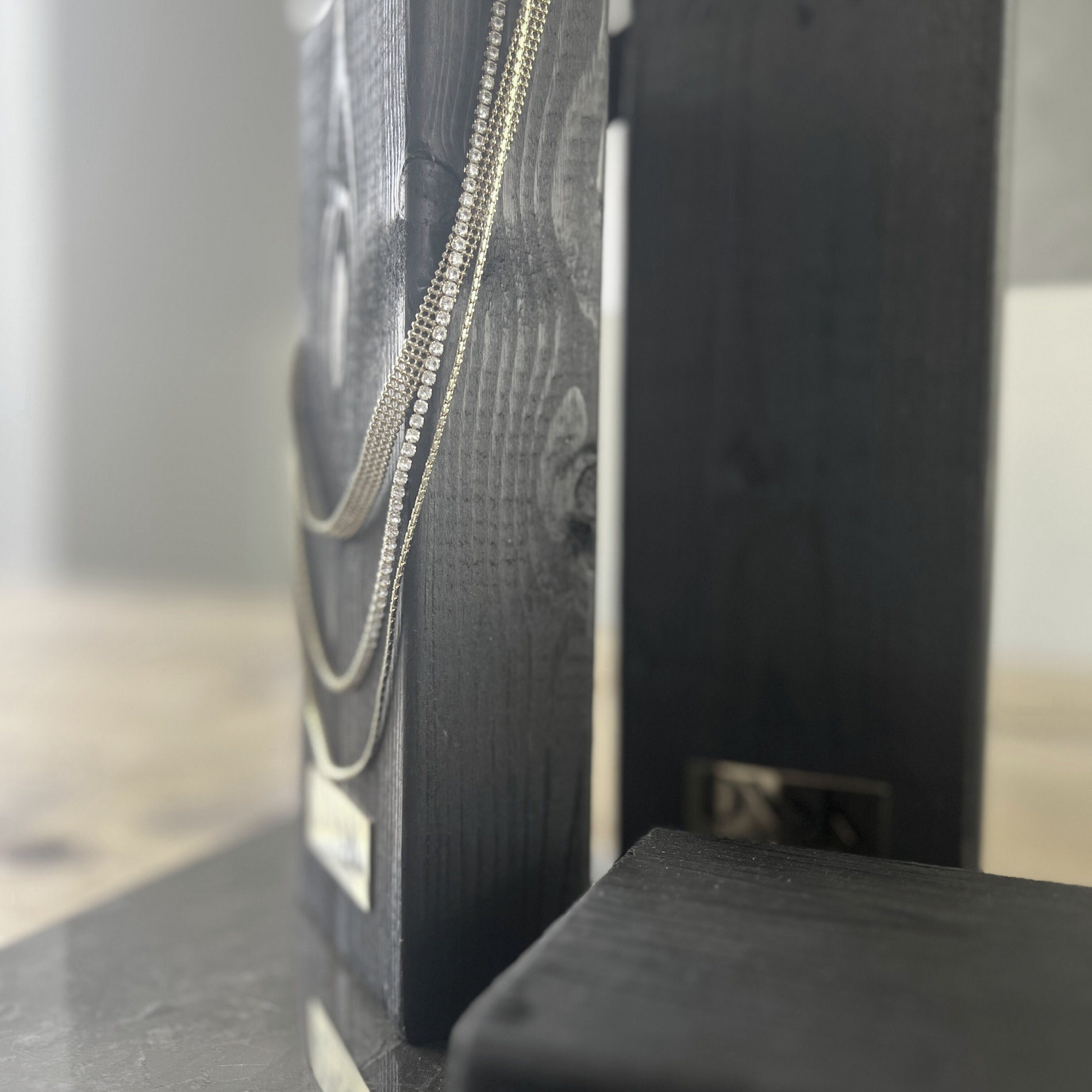 Joy Waterproof Short 3 Layered CZ Necklace 18K Gold Plating, DNSK Copenhagen