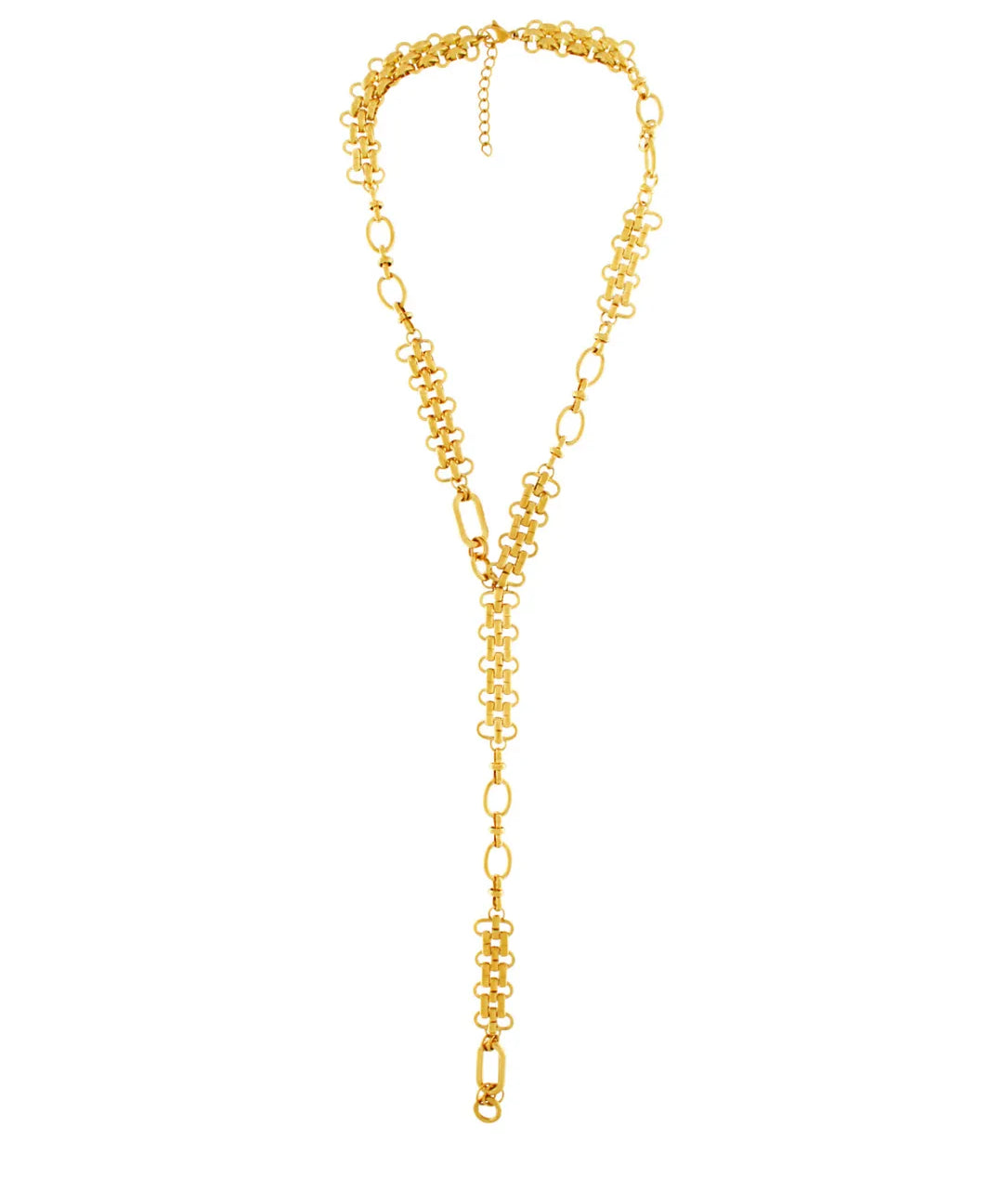 Courage Waterproof Multi 2in1 Crochet Necklace 18K Gold Plating, DNSK Copenhagen