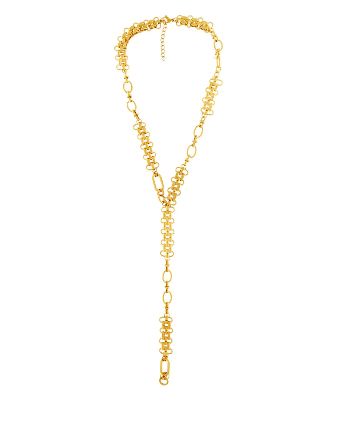 Courage Waterproof Multi 2in1 Crochet Necklace 18K Gold Plating, DNSK Copenhagen