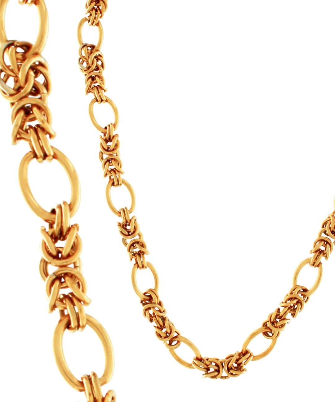 Courage Waterproof Knitted Ring Necklace 18K Gold Plating, DNSK Copenhagen