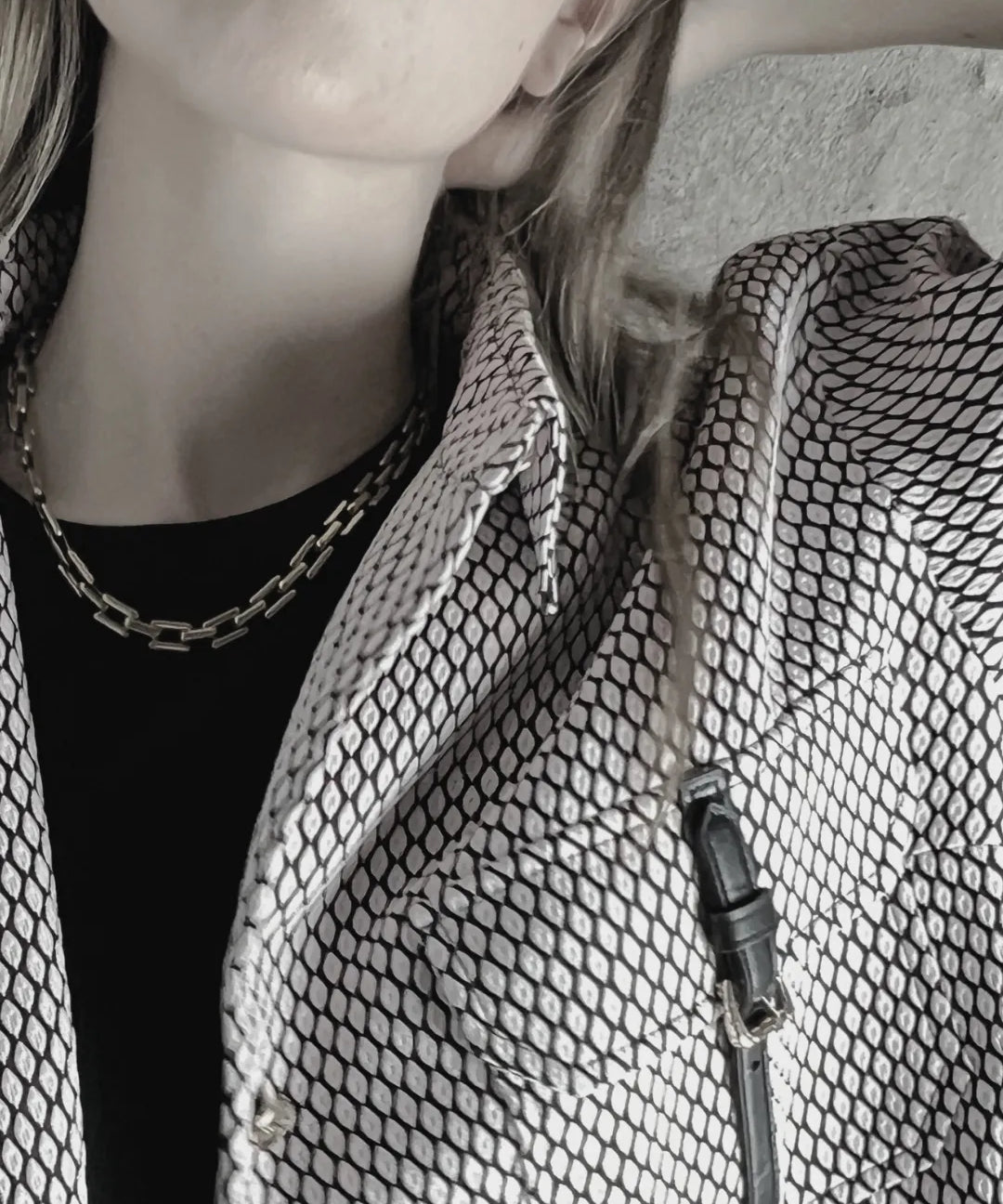 Passion Waterproof Square Link Necklace 18K Gold Plating, DNSK Copenhagen