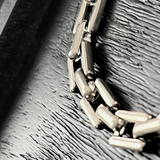 Passion Waterproof Square Link Necklace 18K Gold Plating