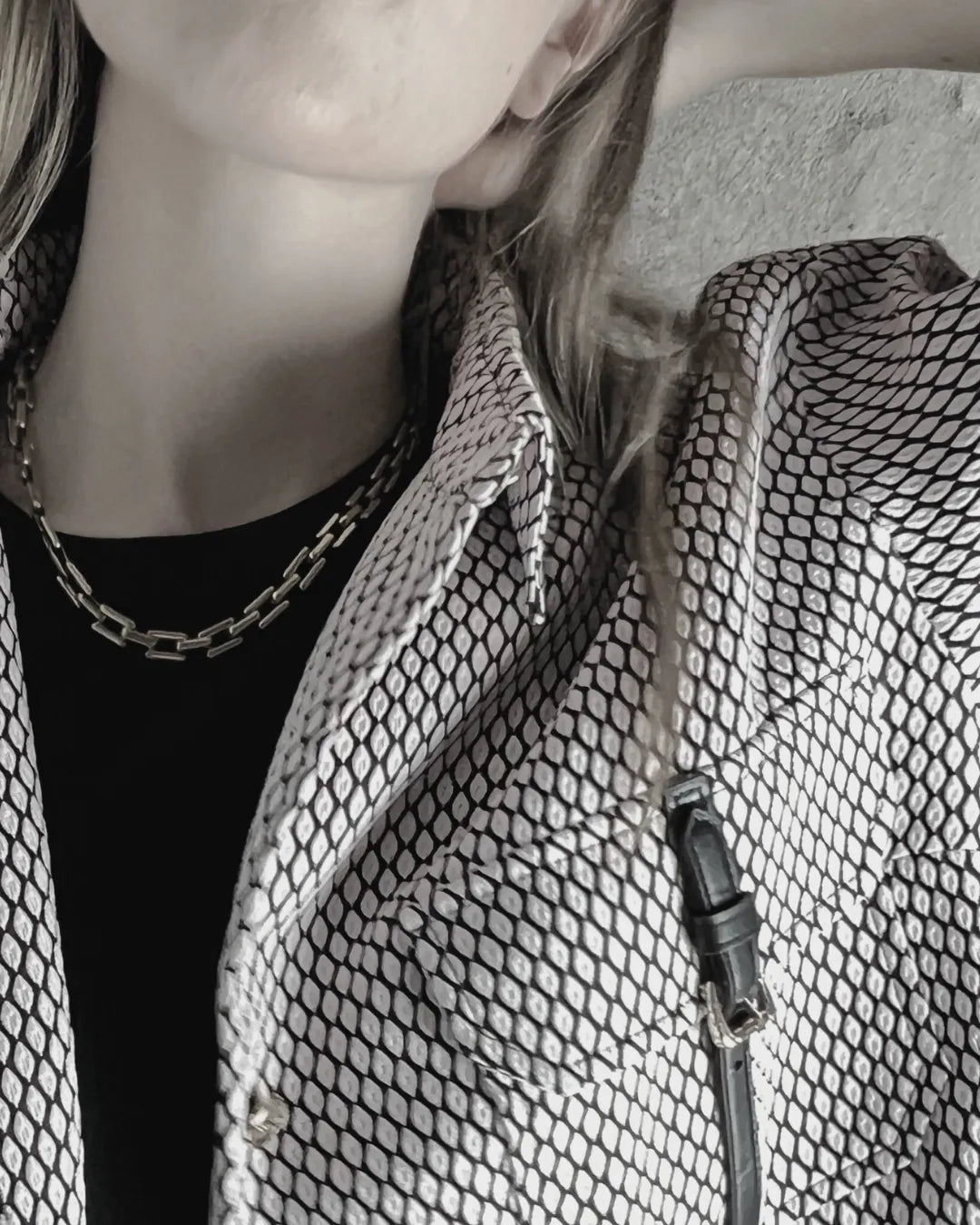 Passion Waterproof Vierkante Schakel Ketting Verzilverd, DNSK Kopenhagen