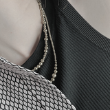 Passion Waterproof 8-Ball Necklace Silver Plating