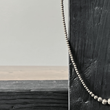 Passion Waterproof 8-Ball Necklace Silver Plating