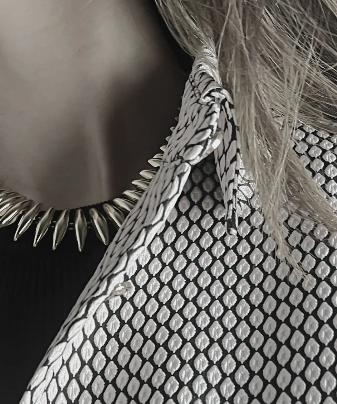Passion Waterproof Statement Necklace Silver Plating, DNSK Copenhagen