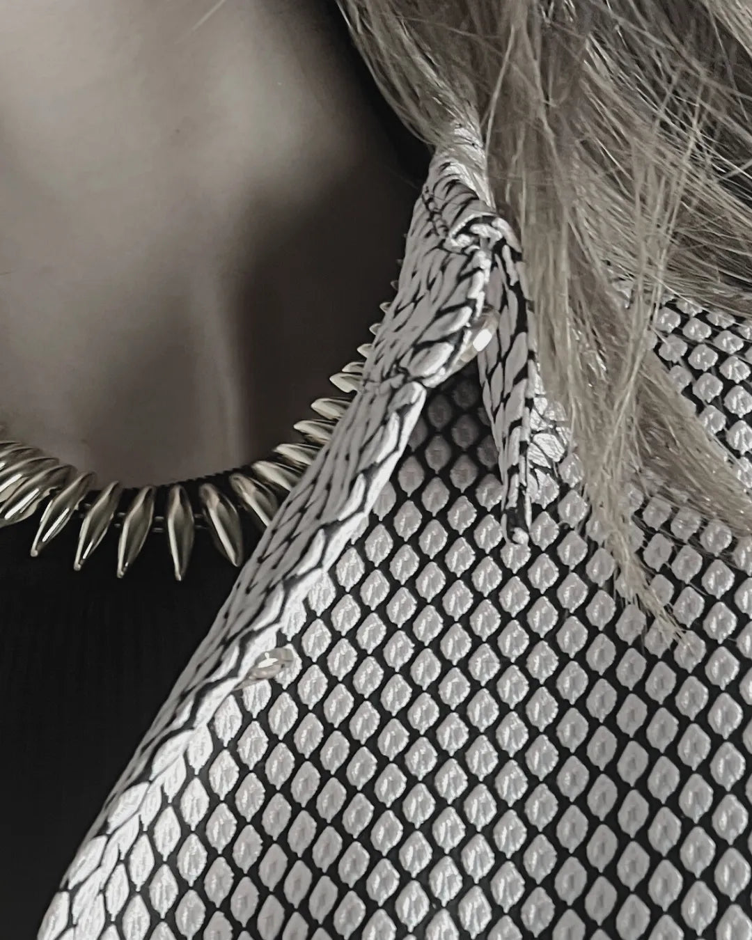 Passion Waterproof Statement Necklace Silver Plating, DNSK Copenhagen