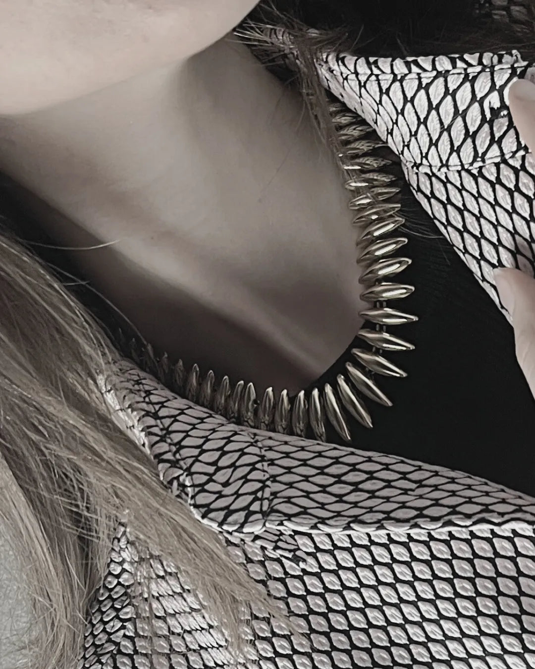 Passion Waterproof Statement Necklace Silver Plating, DNSK Copenhagen