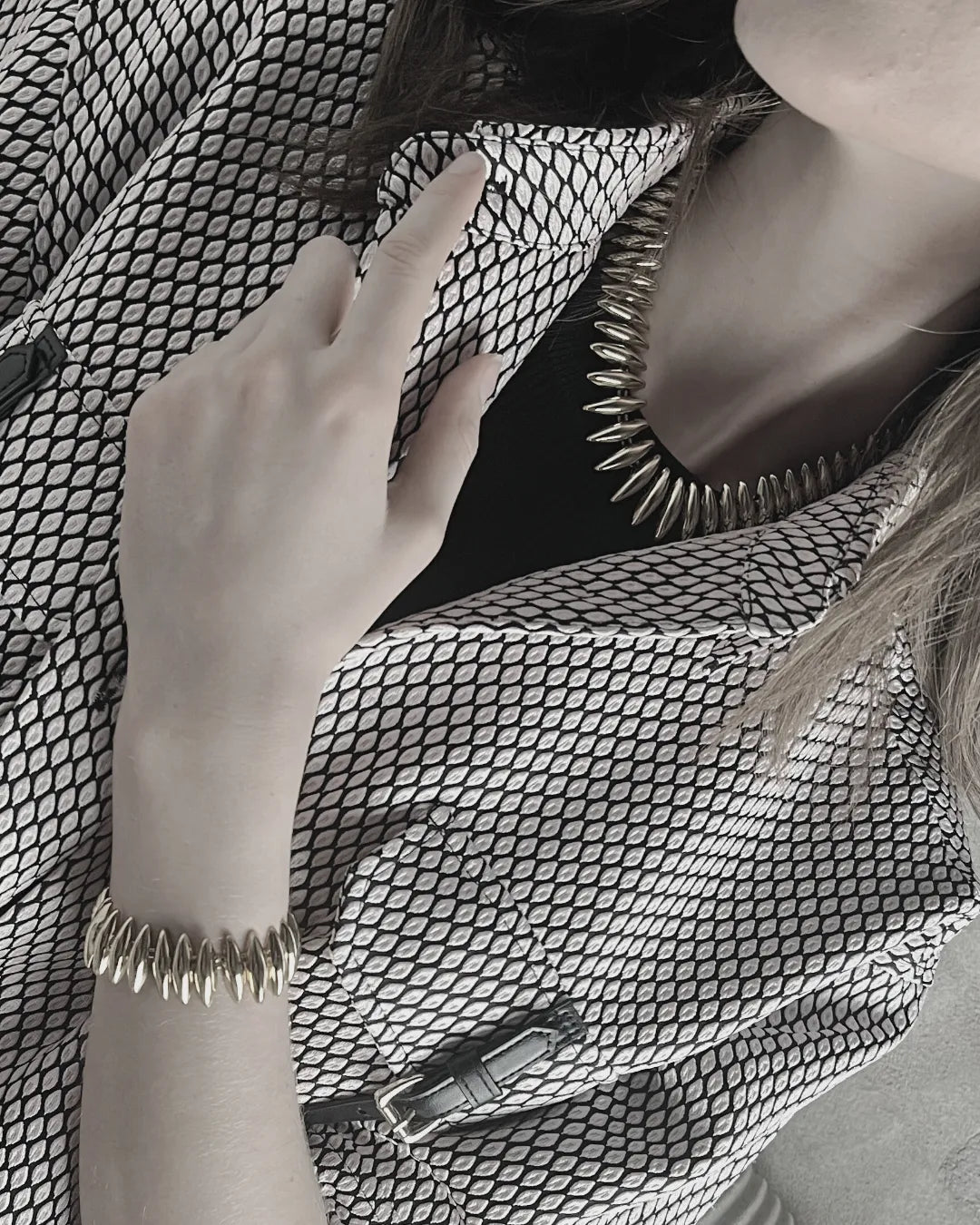 Passion Waterproof Statement Necklace Silver Plating, DNSK Copenhagen