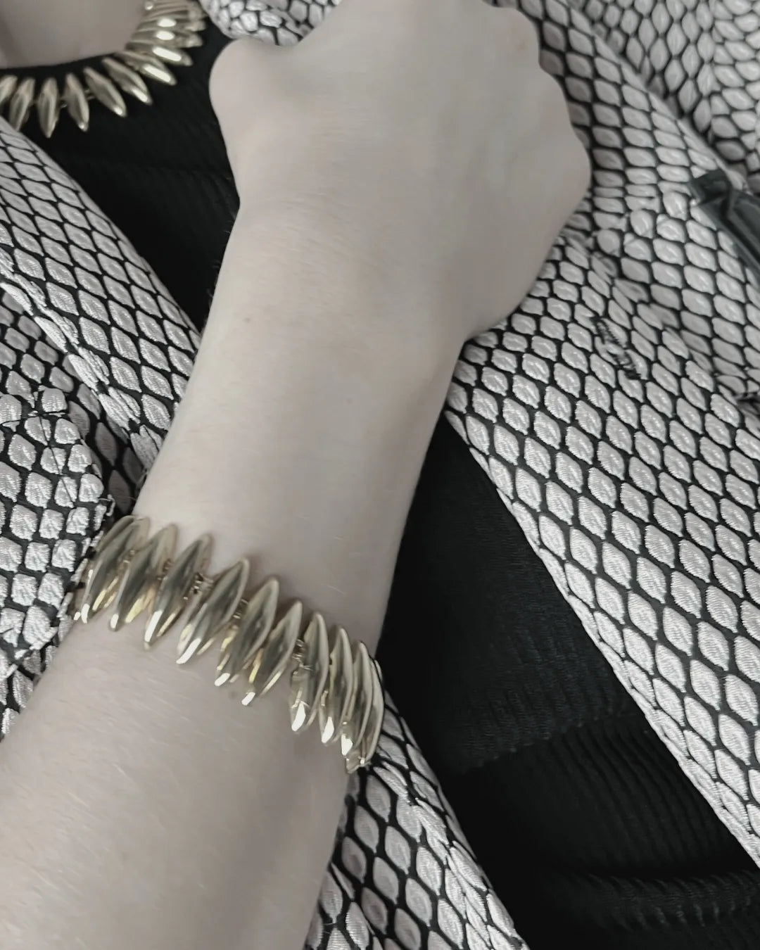 Passion Waterproof Statement Necklace Silver Plating, DNSK Copenhagen