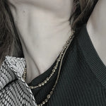 Passion Waterproof 8-Ball Necklace 18K Gold Plating Plating, DNSK Copenhagen