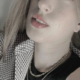 Passion Waterproof 8-Ball Necklace 18K Gold Plating Plating, DNSK Copenhagen