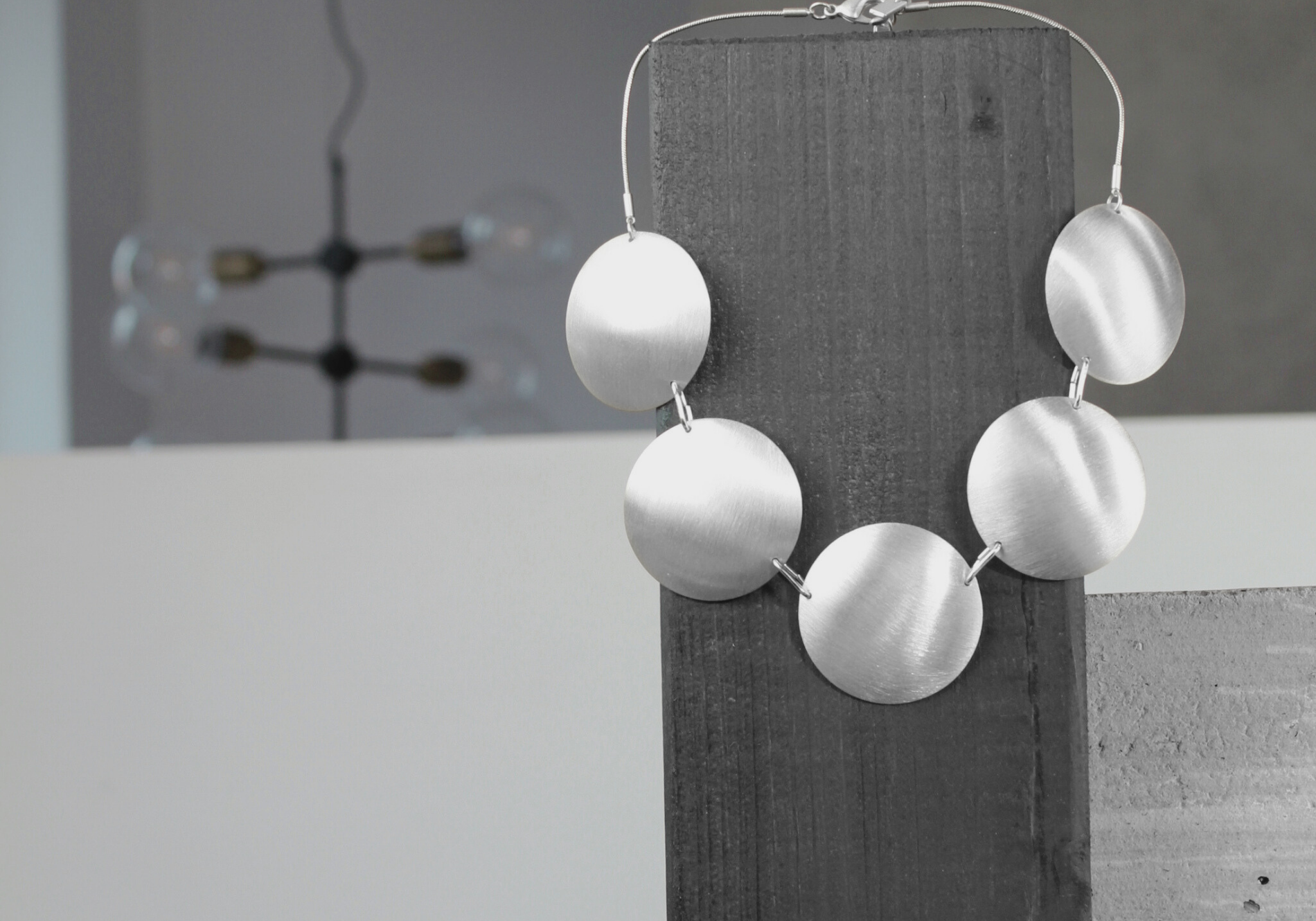 Alaya IN:STORE Short Orbit Necklace Silver Plating, DNSK Copenhagen